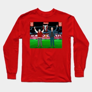 Wrexham premier leaque here we come wrexham supporters Long Sleeve T-Shirt